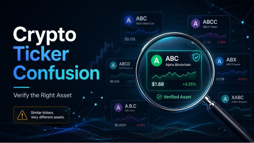 Crypto Ticker Confusion: How to Verify You Are Researching the Right Asset