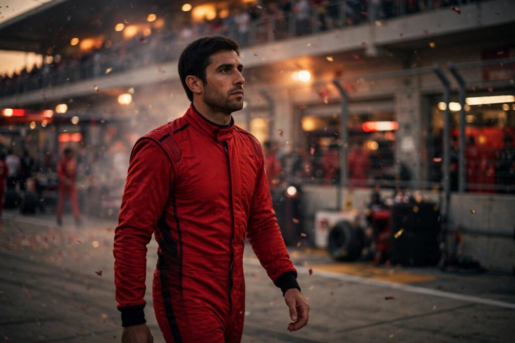 Lewis Hamilton in a Formula 1 race