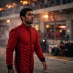 Lewis Hamilton in a Formula 1 race