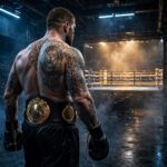 Tyson Fury in a boxing ring